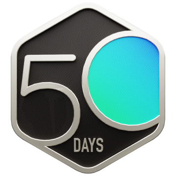 50 Days Badge (2023)